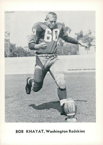 1961 football card of Robert Khayat.