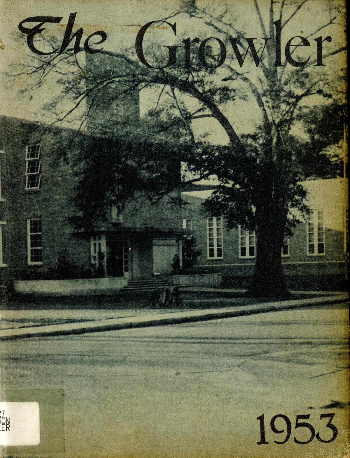 The cover of the 1953 Moss Point High School yearbook.