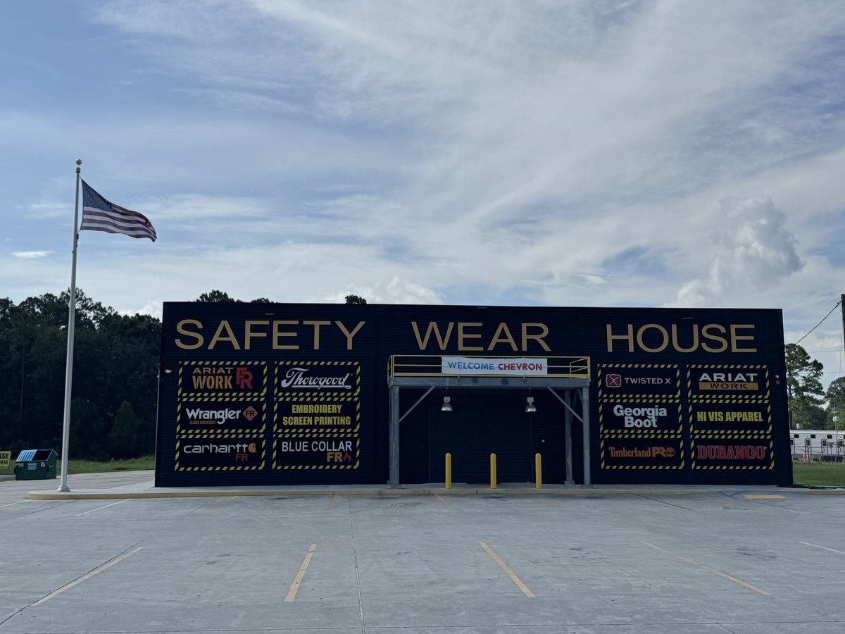 Safety Wearhouse store on the Highway 90 corridor in Moss Point