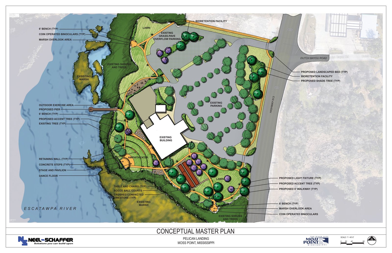Pelican Landing Conceptual Master Plan, full annotated version