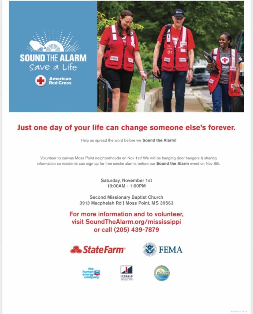 Sound the Alarm: Moss Point Fire Department and Red Cross Team Up to Save Lives