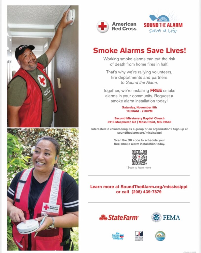 Sound the Alarm: Moss Point Fire Department and Red Cross Team Up to Save Lives