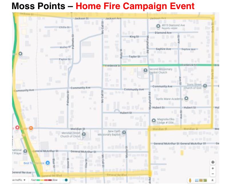 Moss Point Fire Department and Partners Launch Smoke Detector Safety Initiative
