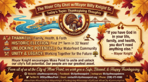 The River City Chat w/Mayor Billy Knight Sr. - Today's Topic: Thanksgiving Thoughts