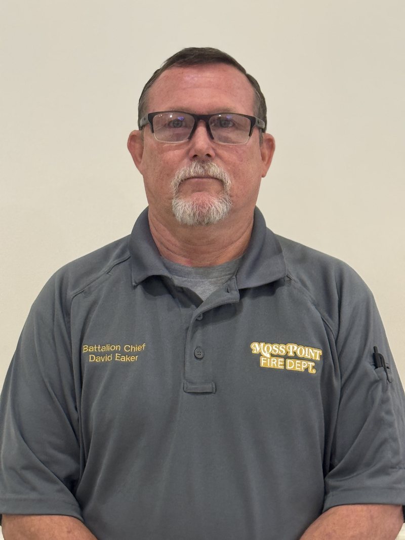 Interim Fire Chief David Eaker, Moss Point Fire Department
